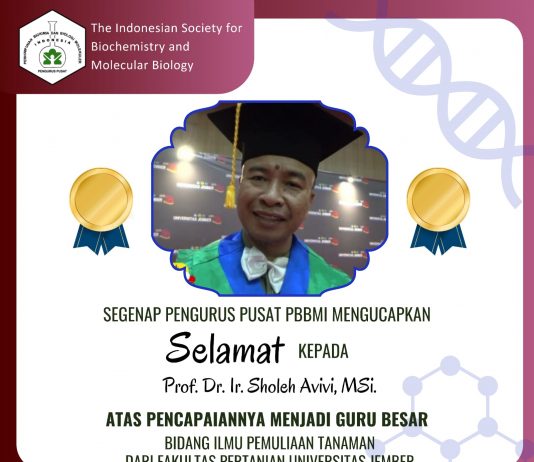 Selamat Sukses Prof. Dr. Ir. Sholeh Avivi, MSi